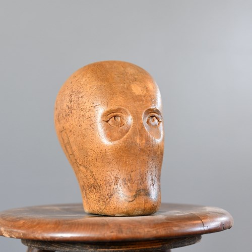 Early 20Th Century Facial Wig Makers Head Circa 1910