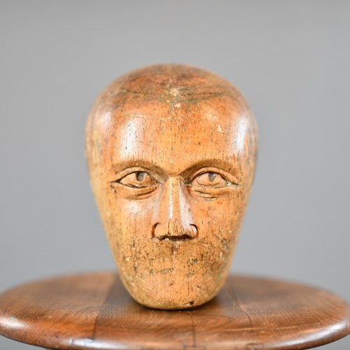 Early 20Th Century Facial Wig Makers Head Circa 1910