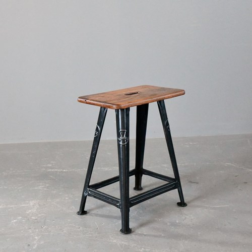 Industrial Factory Stool By Rowac Circa 1920S