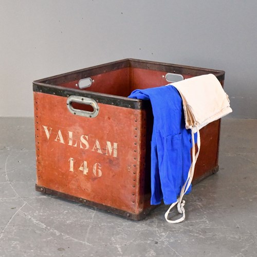 Large French Textile Bin Circa 1950S
