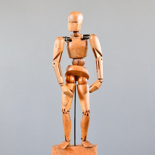 Wooden Artists Lay Figure Circa 1930S