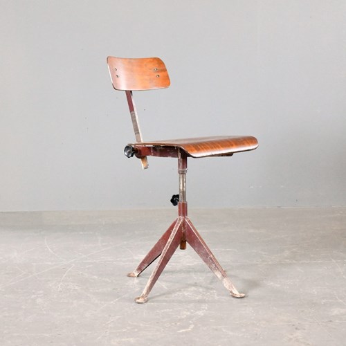 Workstation Chair By Experfi Paris Attributed To Jean Prouve