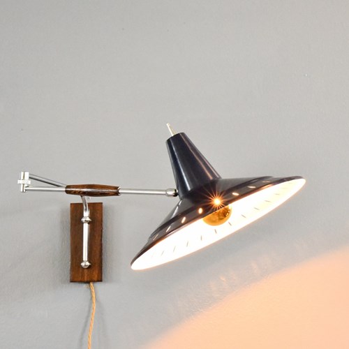 Swing Arm Wall Lamp By Van Doorn Circa 1950S