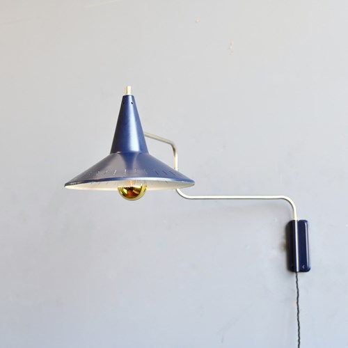 Swing Arm Wall Lamp By Van Doorn Circa 1950S