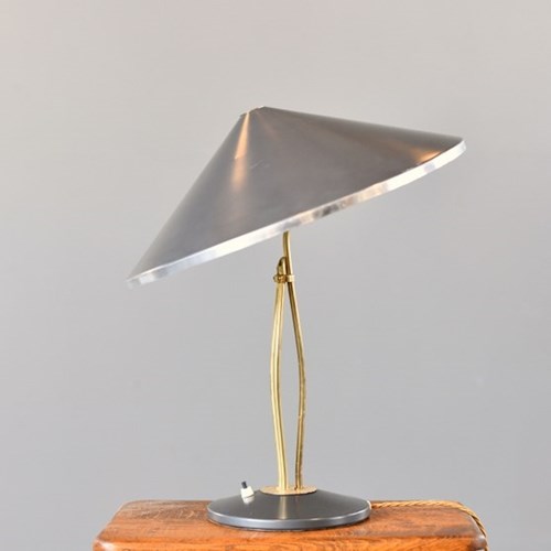 Mid Century Brass Table Lamp By Hala Circa 1950S