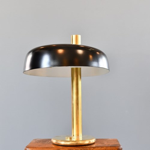 Large Mid Century Table Lamp By Hillebrand Circa 1960S
