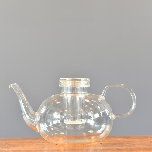 Wilhelm Wagenfeld Bauhaus Glass Tea Pot For Schott And Gen Mainz Circa 1930S