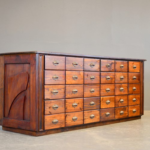 Ironmongers Shop Counter Drawers Circa 1910S