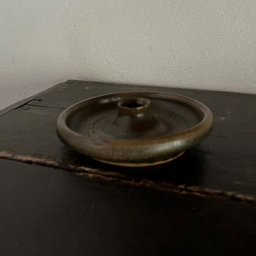 French Pottery Candlestick