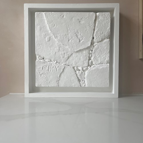 Contemporary Abstract Plaster Effect Work Of Art 