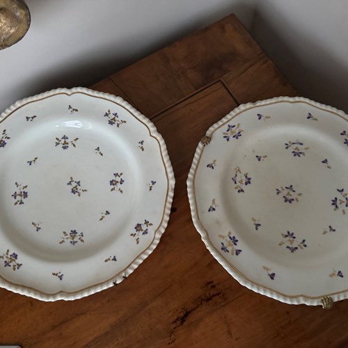 Pair Of French 19Th Century Limoges Plates