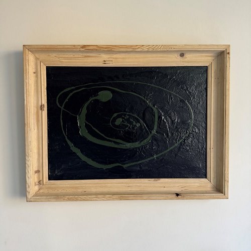 French 1970’S Abstract Painting 