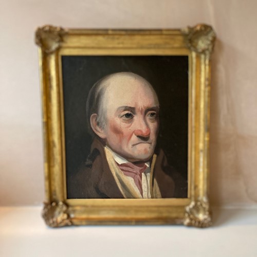 19Th Century Small Portrait Of A Gentleman