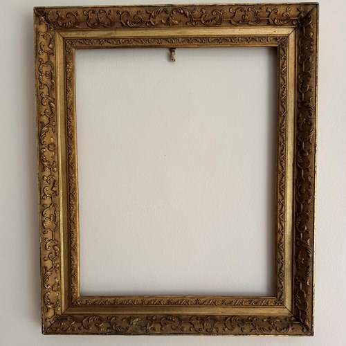 19Th Century Gilded Wooden Frame
