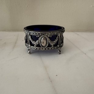 French Louis XVI Silver Metal And B...