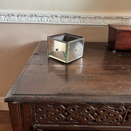 Pretty French Mirrored Zinc Lined Planter