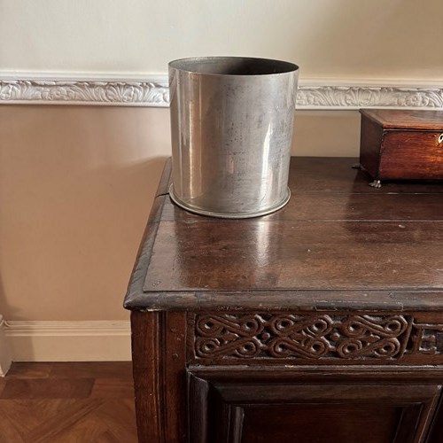 WWI Nickel Plated Artillery Shell. 