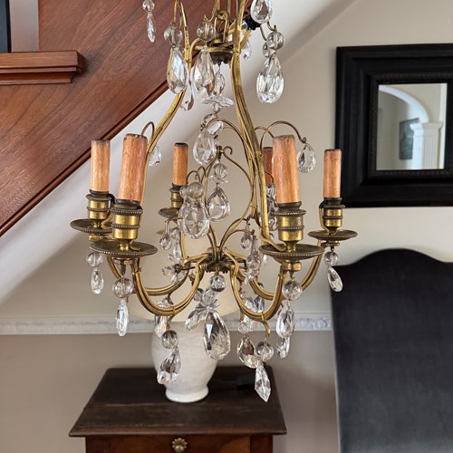 Pretty French Antique Chandelier C.1950'S