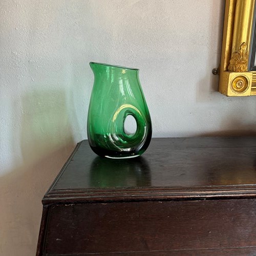 French 1960’S Handblown Glass Jug