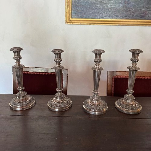 Set Of Four Matthew Boulton Candlesticks