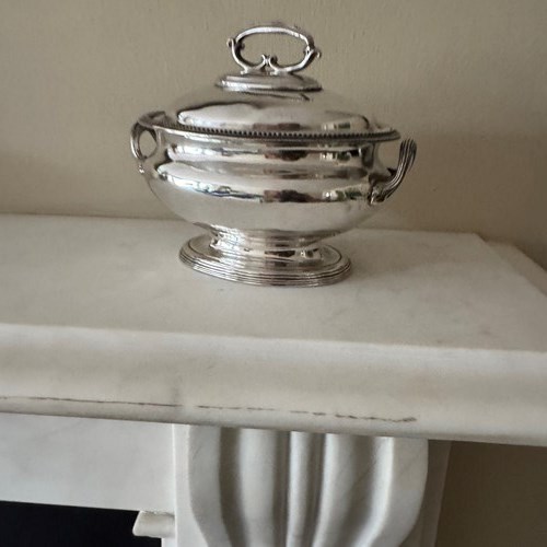 19Th Century Small Elkington & Co Silverplate Tureen 