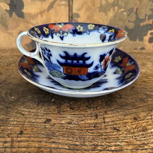 19Th Century  Royal Staffordshire Cup & Saucer