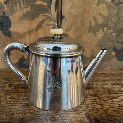 Gorgeous Small Silverplate Tea/Coffee Pot