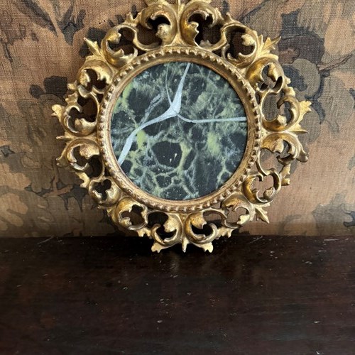 Early 20Th Water Gilded Small Florentine Frame