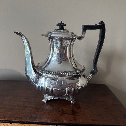 Late Victorian Solid Silver Tea/Water Pot C.1895