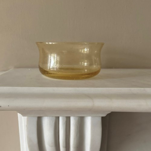 Six French Bubble Glass Apertif Bowls/ Vide Poche