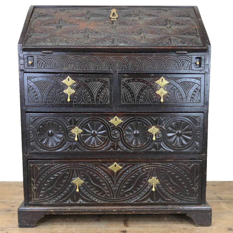 Antique 17th Century Carved Oak Bureau-penderyn-antiques-m-2309-antique-carved-oak-writing-bureau-1-main-638013415081209069.jpg