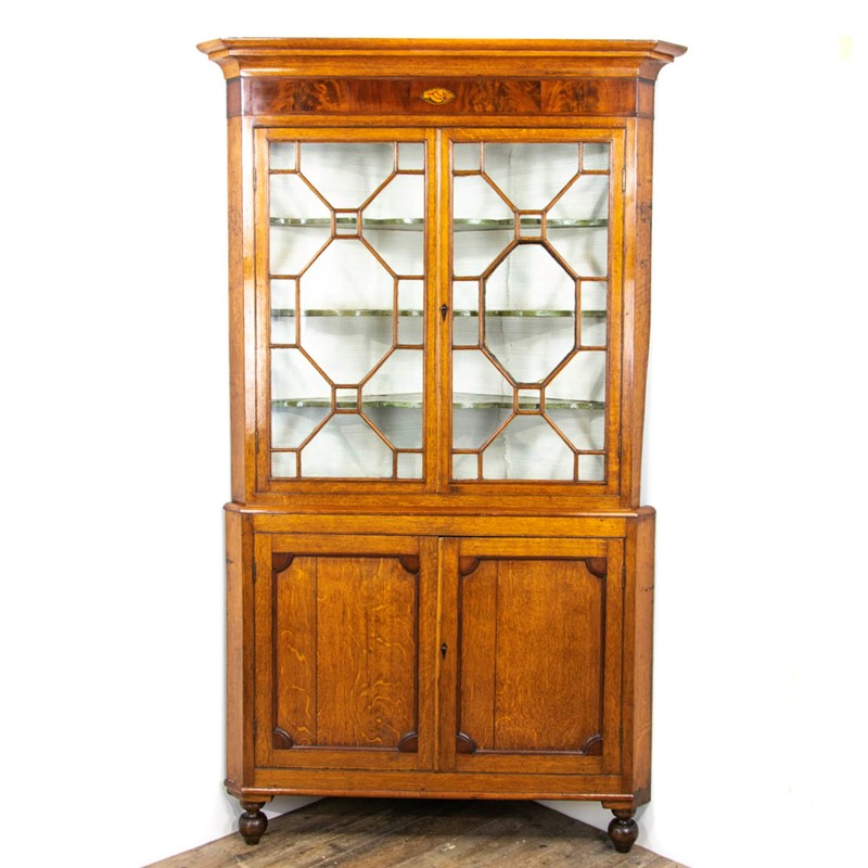 Antique 19th Century Oak Glazed Corner Cupboard-penderyn-antiques-m-2598-antique-oak-glazed-corner-cupboard-1-main-637959012191899735.jpg