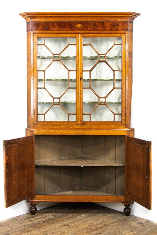 Antique 19th Century Oak Glazed Corner Cupboard-penderyn-antiques-m-2598-antique-oak-glazed-corner-cupboard-5-main-637959012325023767.jpg