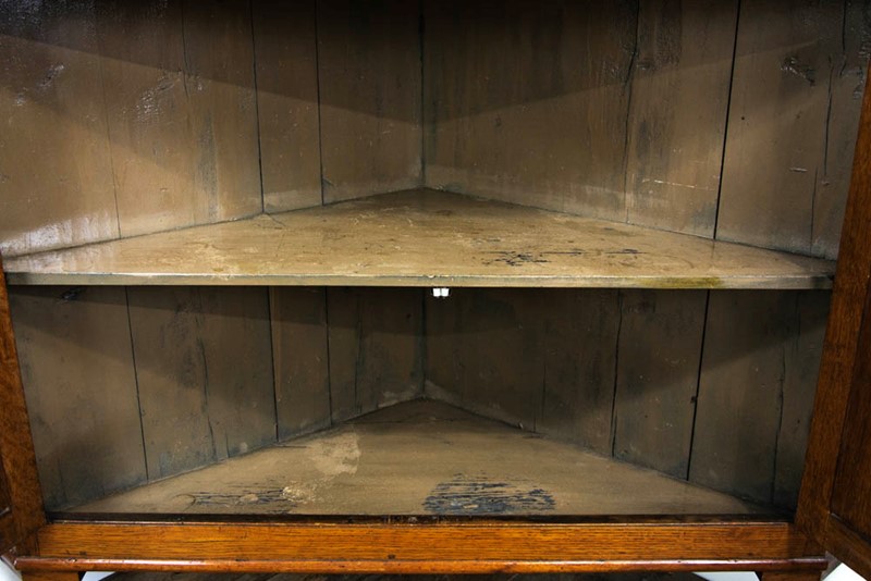 Antique 19th Century Oak Glazed Corner Cupboard-penderyn-antiques-m-2598-antique-oak-glazed-corner-cupboard-6-main-637959012330335810.jpg