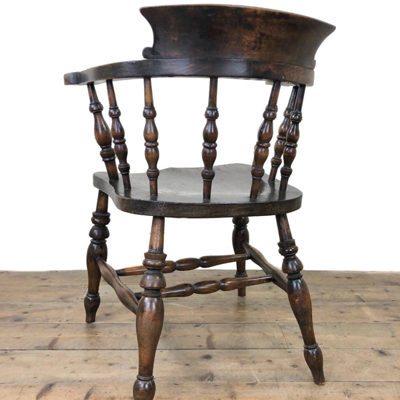 Antique Beech and Elm Smoker's Bow Chair-penderyn-antiques-m-29a31-main-637956369051028272.JPG