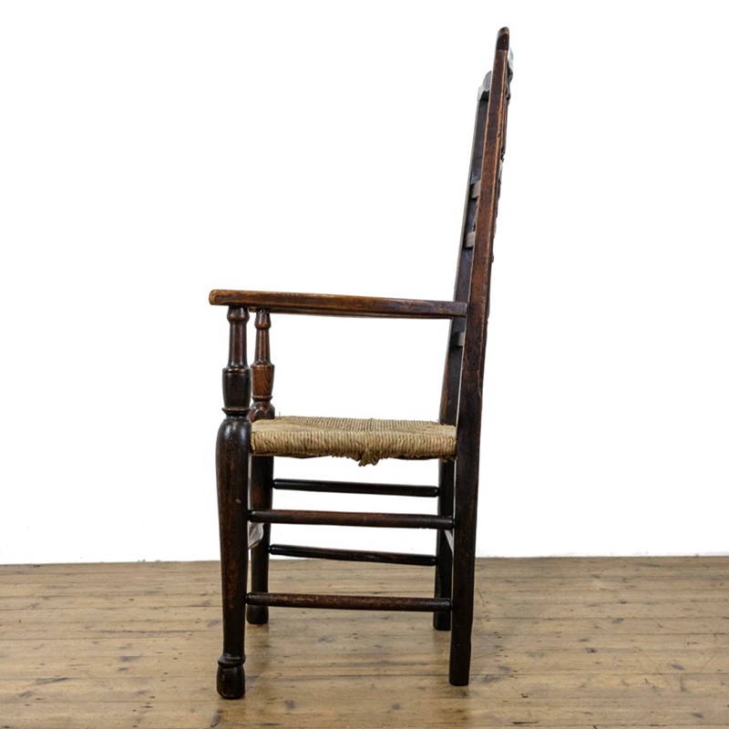 Antique Elm Elbow Chair with Rush Seat-penderyn-antiques-m-3354-antique-elm-elbow-chair-with-rush-seat-5-main-637957214682772501.jpg