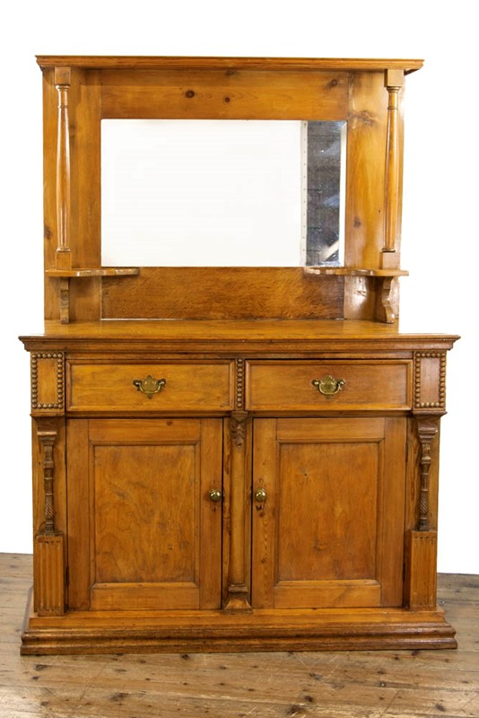 Antique Oak and Pine Sideboard with Mirror Top-penderyn-antiques-m-3651-antique-oak-and-pine-sideboard-with-mirror-top-1-main-637957278058675923.jpg