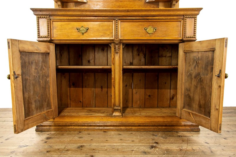 Antique Oak and Pine Sideboard with Mirror Top-penderyn-antiques-m-3651-antique-oak-and-pine-sideboard-with-mirror-top-4-main-637957278071643878.jpg