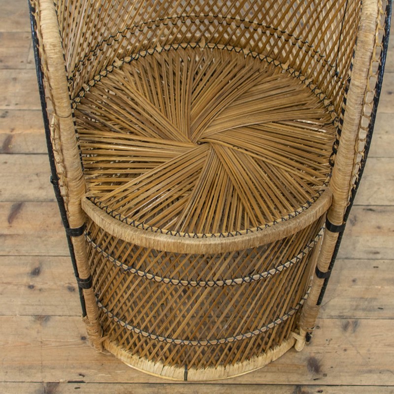 Vintage Wicker Peacock Chair with Wicker Stool-penderyn-antiques-m-3995-vintage-wicker-peacock-chair-with-matching-wicker-stool-4-main-638001515364142537.jpg