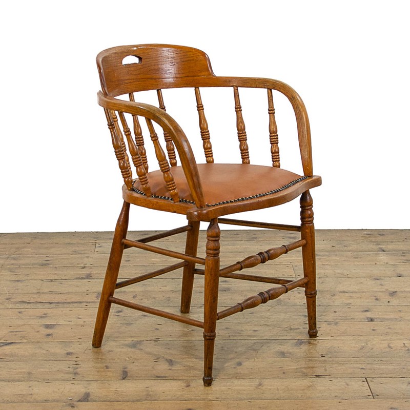 Set of Six Antique Honey Oak Captain's Armchairs-penderyn-antiques-m-4019-set-of-six-antique-honey-oak-captains-armchairs-4-main-638055876785350090.jpg