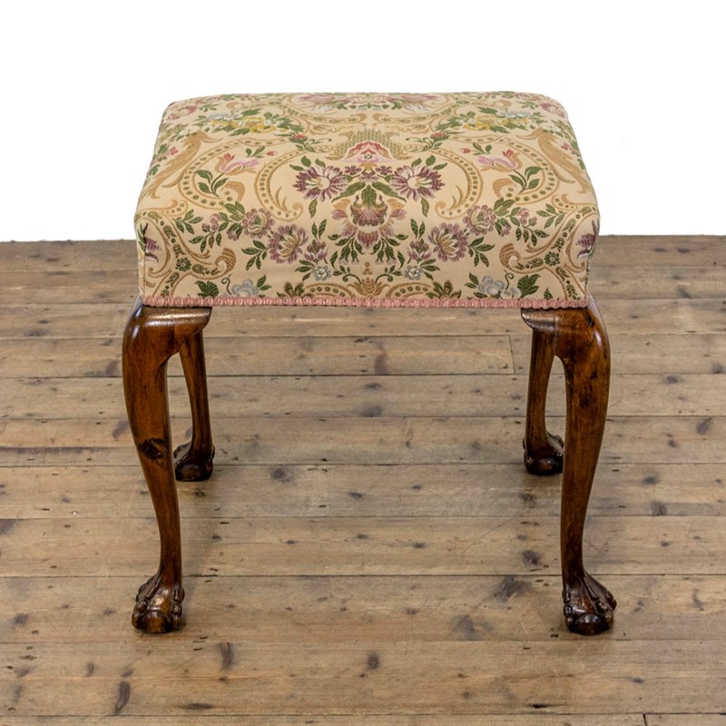 Antique Stool with Fabric Seat-penderyn-antiques-m-4123a-antique-stool-with-fabric-seat-5-main-637956334947392678.jpg