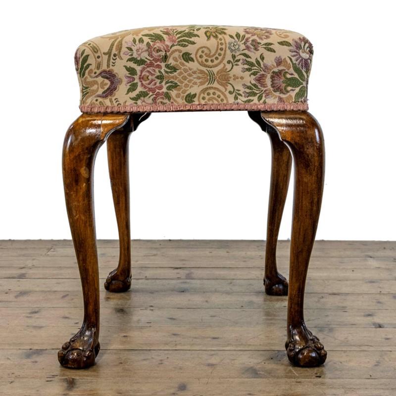Antique Stool with Fabric Seat-penderyn-antiques-m-4123a-antique-stool-with-fabric-seat-6-main-637956334952705089.jpg