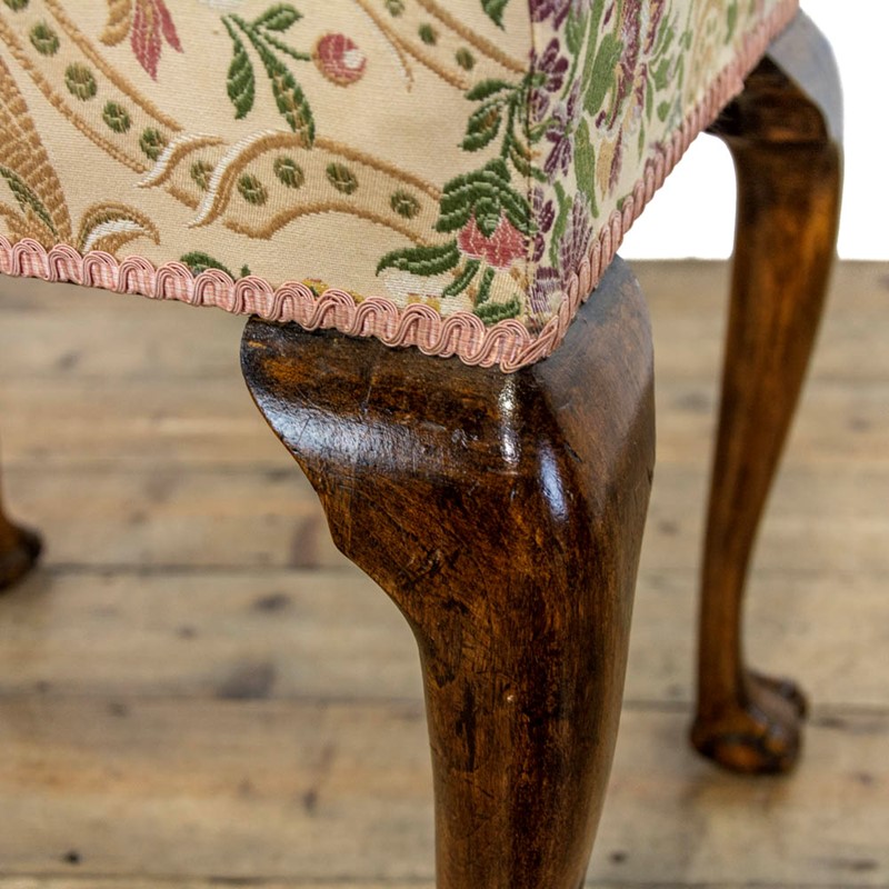 Antique Stool with Fabric Seat-penderyn-antiques-m-4123a-antique-stool-with-fabric-seat-9-main-637956334969267900.jpg