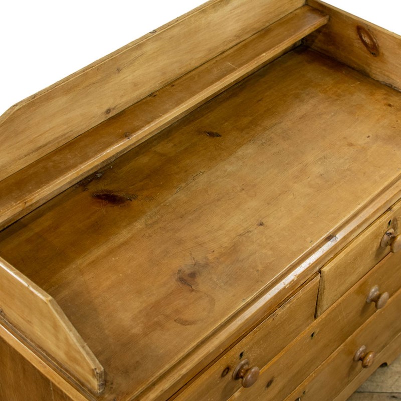 Antique Pine Chest of Drawers with Gallery-penderyn-antiques-m-4263-antique-pine-chest-of-drawers-with-gallery-5-main-637985922299902313.jpg