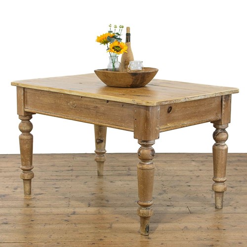 Antique Rustic Pine Kitchen Table or Dining Table
