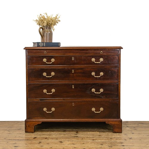 Antique Mahogany Bachelor's Chest of Drawers