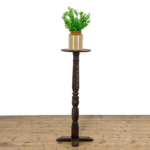 Antique Mahogany Torchiere Stand