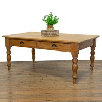 Victorian Antique Pine Kitchen Table