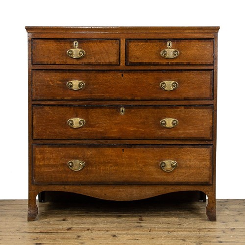 Antique Oak and Mahogany Chest of Drawers