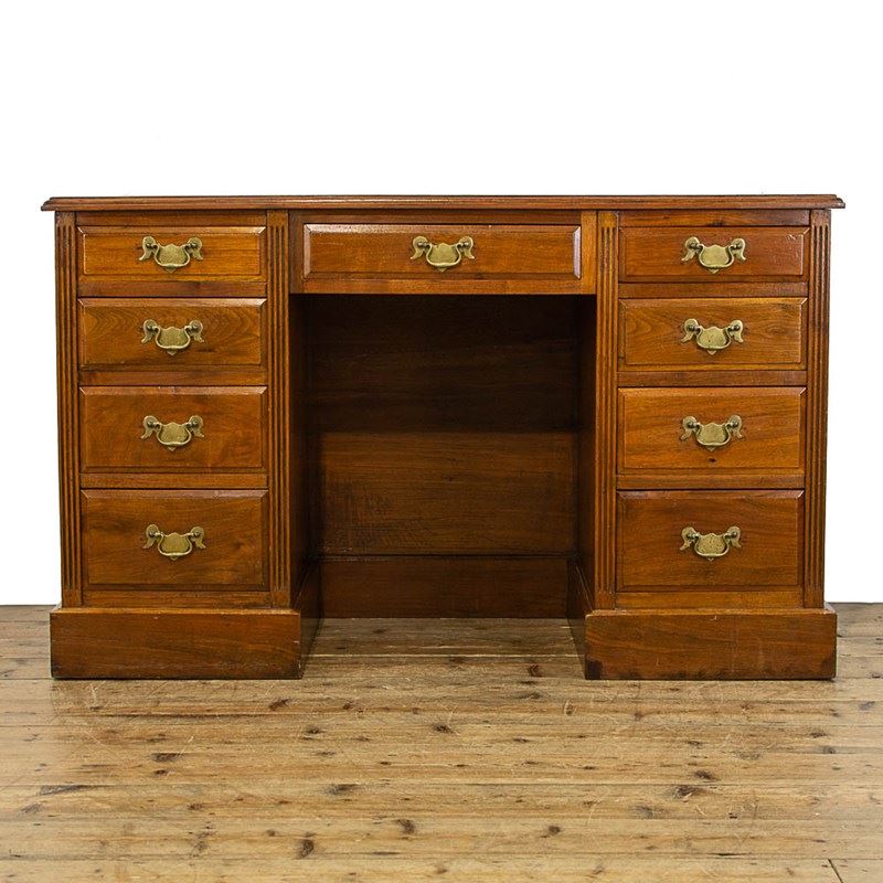 Antique Oak Kneehole Desk-penderyn-antiques-m-4554-antique-oak-kneehole-desk-2-main-638138766051944266.jpg